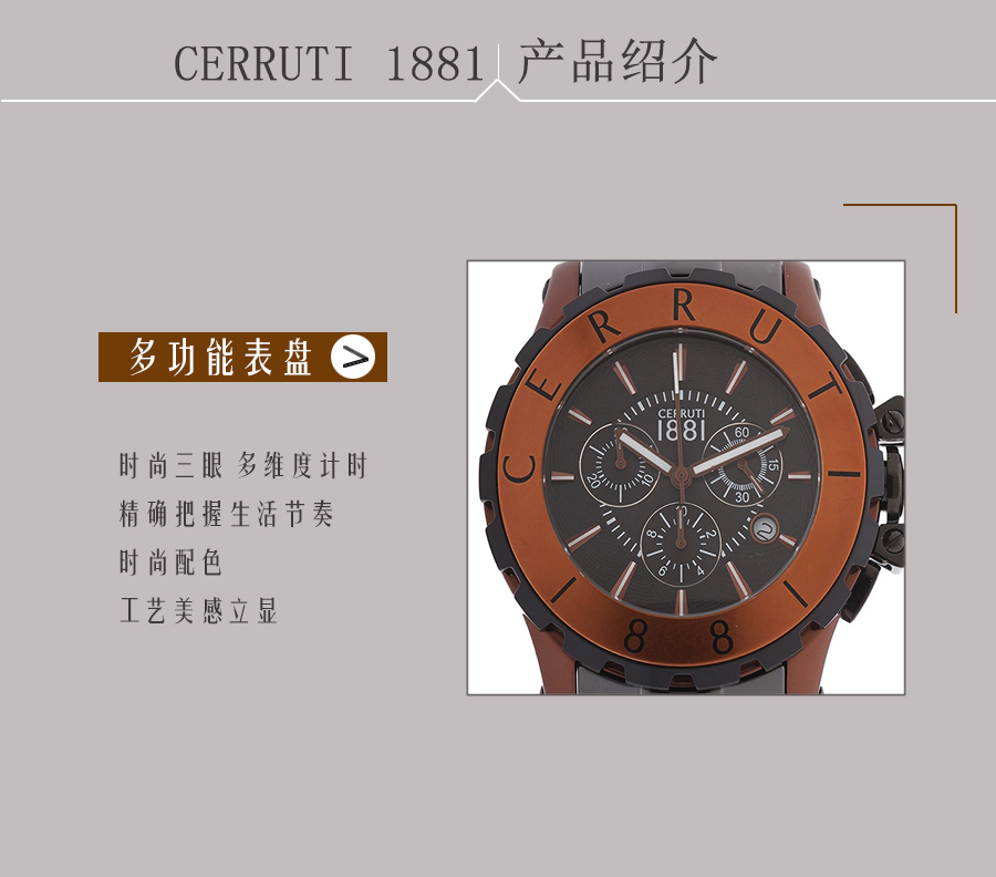 CERRUTI 1881  1881ʯӢʿֱCRA078Z299H Ȿԭ